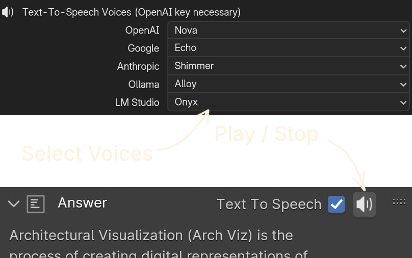 Text To Speech in Chat Companion